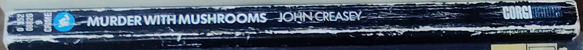 Gordon Ashe  MURDER WITH MUSHROOMS spine of book image