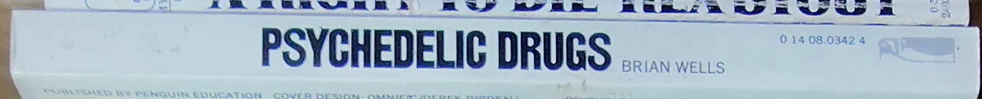 DRUGS, Psychedelic (Psychological, Medical and Social Issues)  spine of book image