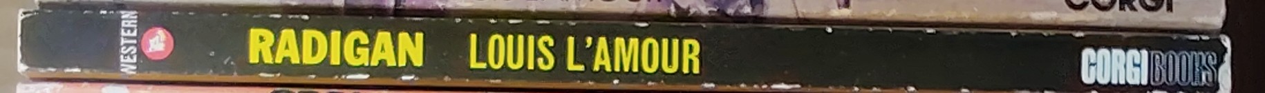 Louis L'Amour  RADIGAN spine of book image