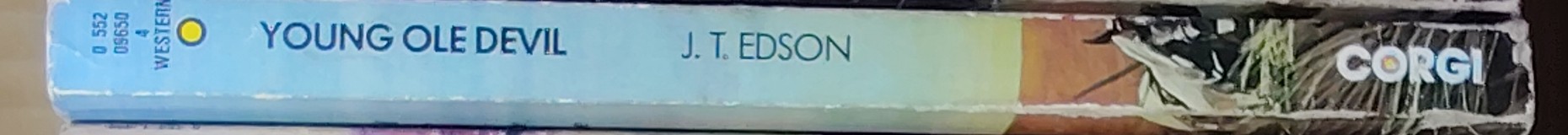 J.T. Edson  YOUNG OLE DEVIL spine of book image