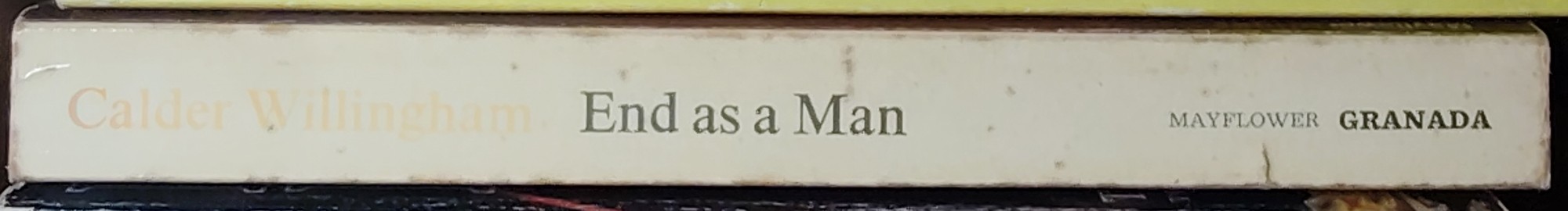 Calder Willingham  END AS A MAN spine of book image