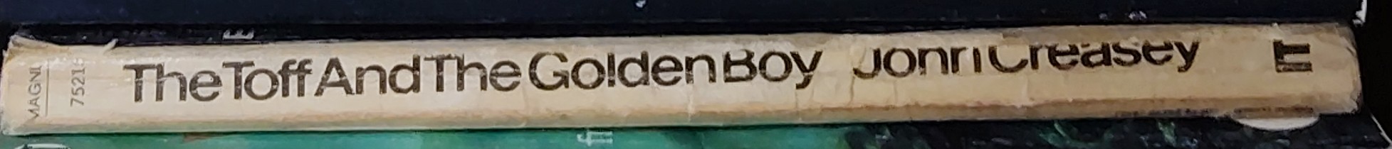 John Creasey  THE TOFF AND THE GOLDEN BOY spine of book image
