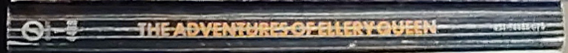 Ellery Queen  THE ADVENTURES OF ELLERY QUEEN spine of book image