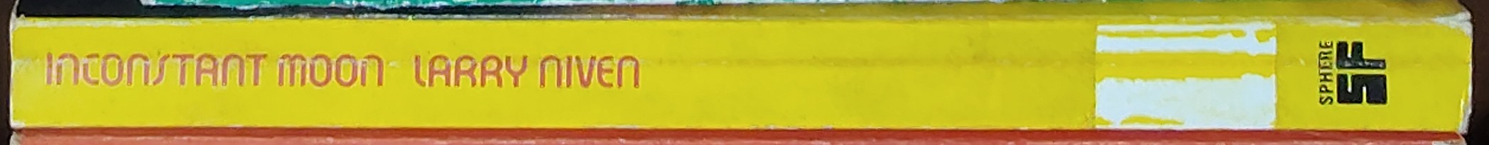 Larry Niven  INCONSTANT MOON spine of book image