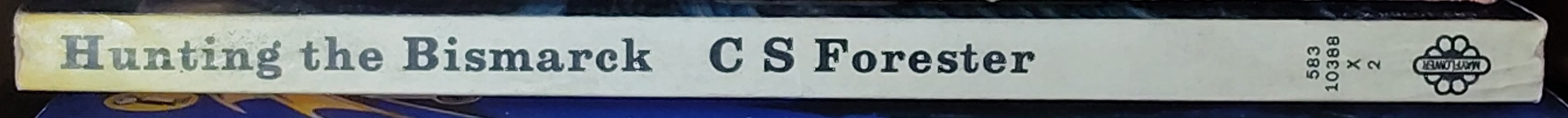 C.S. Forester  HUNTING THE BISMARCK spine of book image