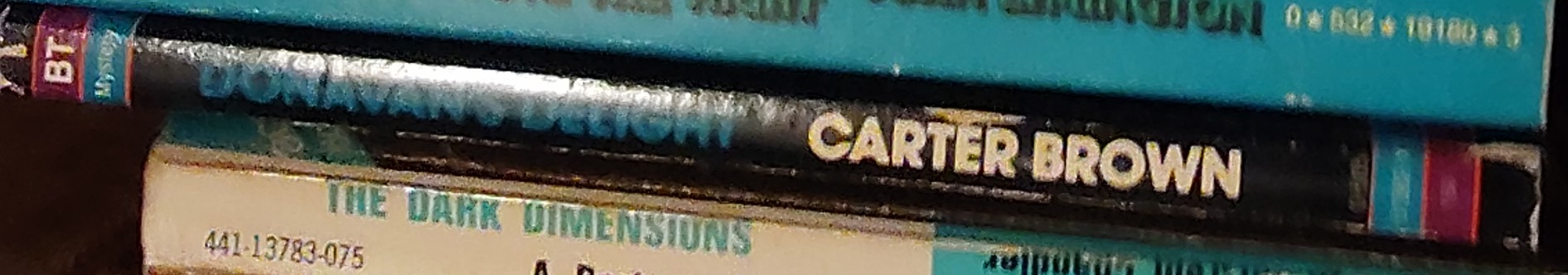 Carter Brown  DONAVAN'S DELIGHT spine of book image