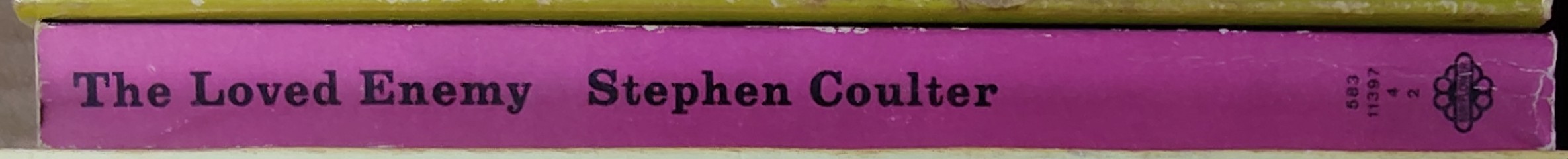 Stephen Coulter  THE LOVED ENEMY spine of book image
