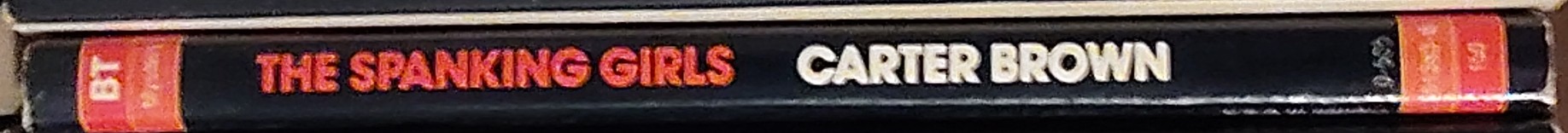Carter Brown  THE SPANKING GIRLS spine of book image