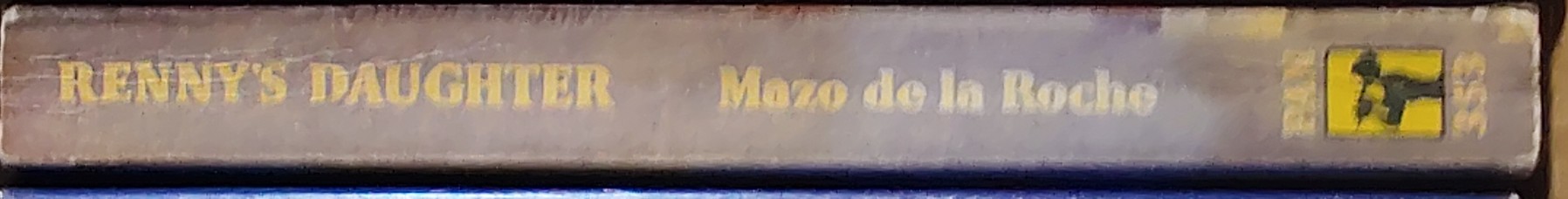 Mazo de la Roche  RENNY'S DAUGHTER spine of book image