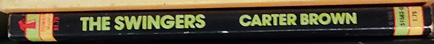 Carter Brown  THE SWINGERS spine of book image