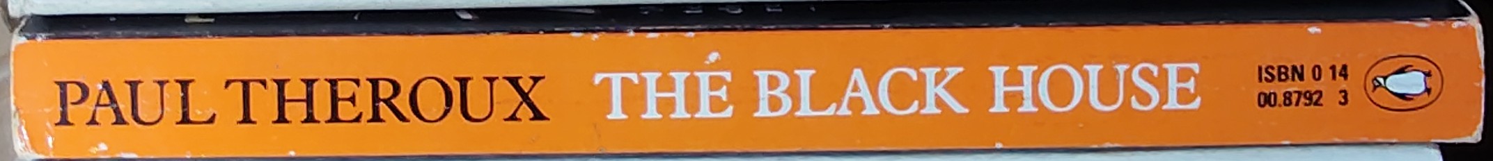Paul Theroux  THE BLACK HOUSE spine of book image