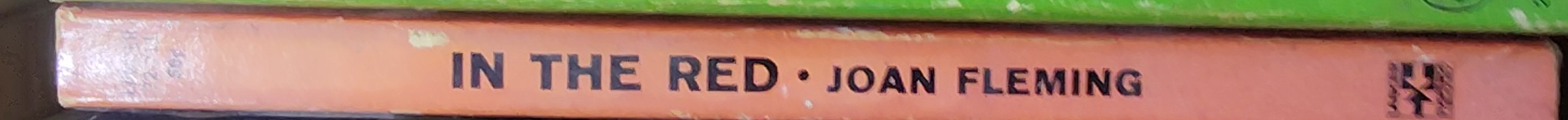 Joan Fleming  IN THE RED spine of book image