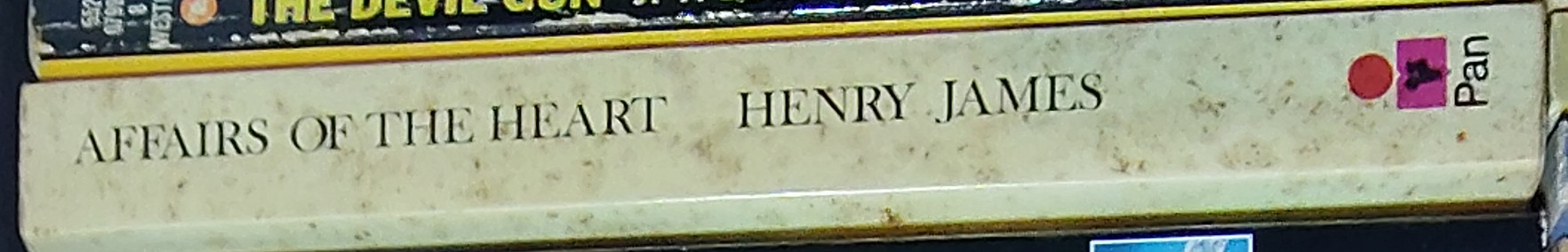 Henry James  AFFAIRS OF THE HEART (TV tie-in) spine of book image