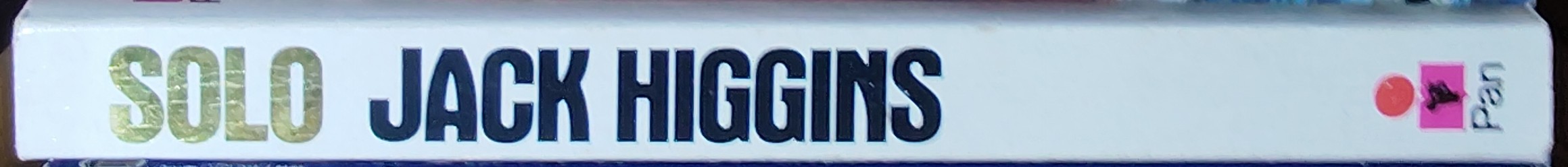 Jack Higgins  SOLO spine of book image