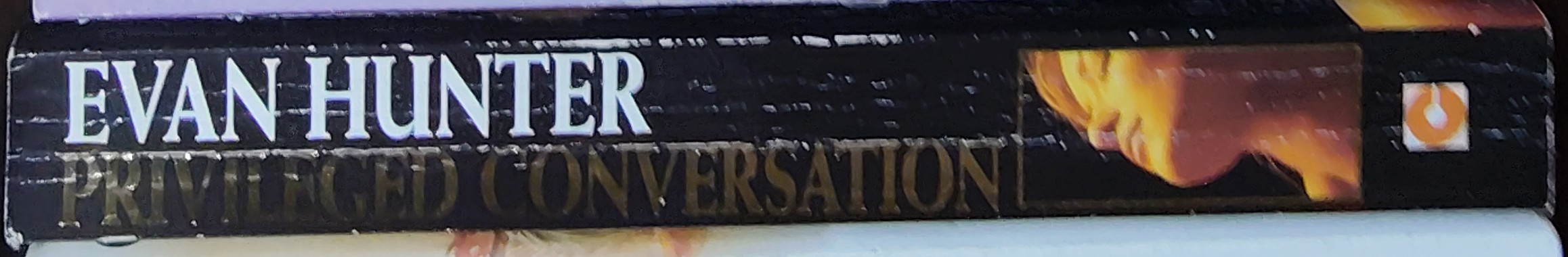 Evan Hunter  PRIVILEGED CONVERSATION spine of book image