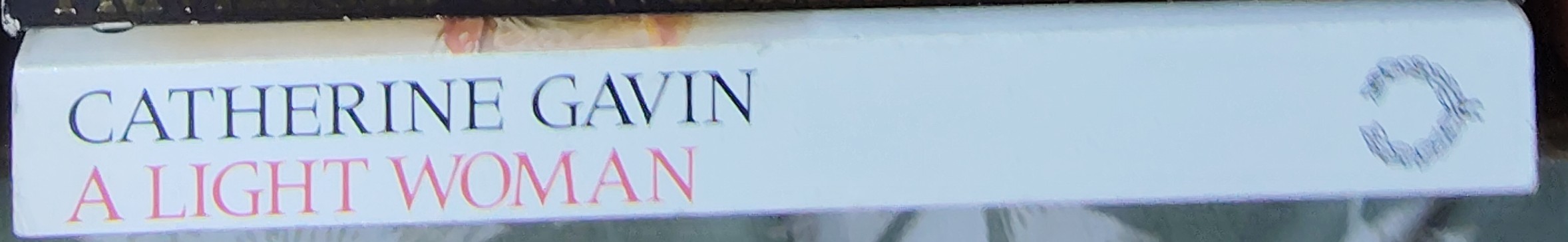 Catherine Gavin  A LIGHT WOMAN spine of book image