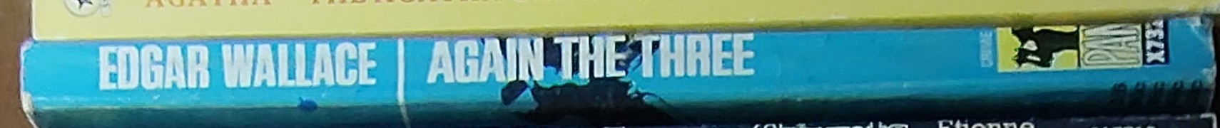 Edgar Wallace  AGAIN THE THREE spine of book image