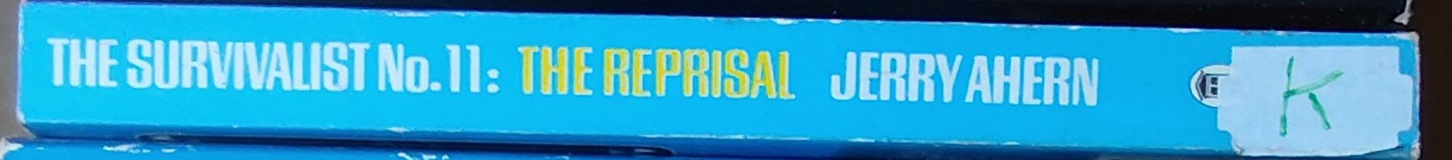 Jerry Ahern  THE SURVIVALIST No.11: The Reprisal spine of book image