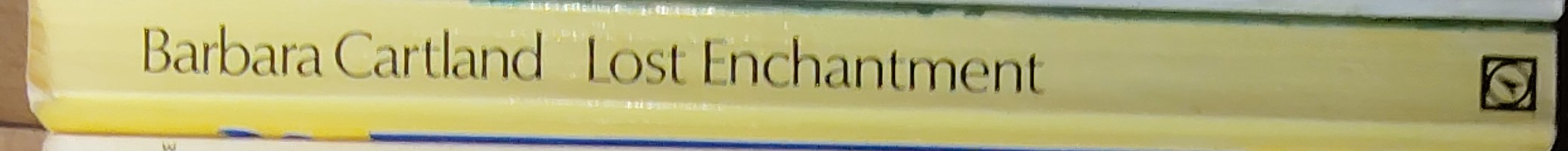Barbara Cartland  LOST ENCHANTMENT spine of book image