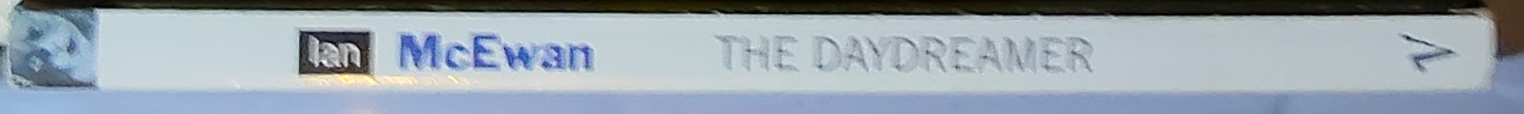 Ian McEwan  THE DAYDREAMER spine of book image