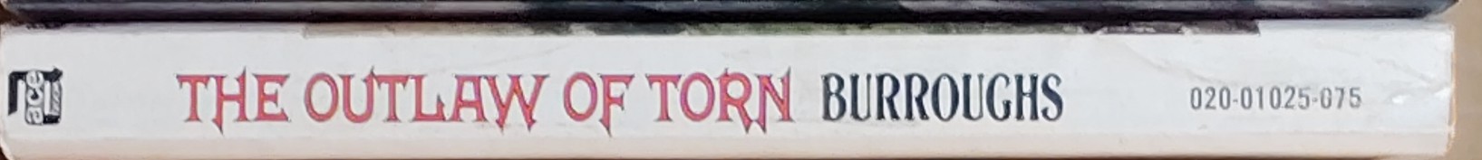 Edgar Rice Burroughs  THE OUTLAW OF TORN spine of book image