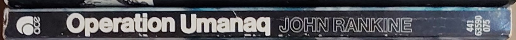 John Rankine  OPERATION UMANAQ spine of book image