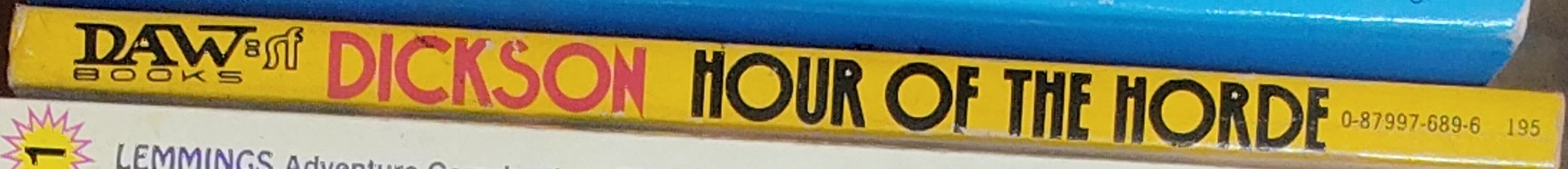 Gordon R. Dickson  HOUR OF THE HORDE spine of book image