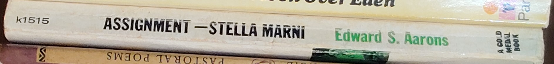 Edward S. Aarons  ASSIGNMENT STELLA MARNI spine of book image