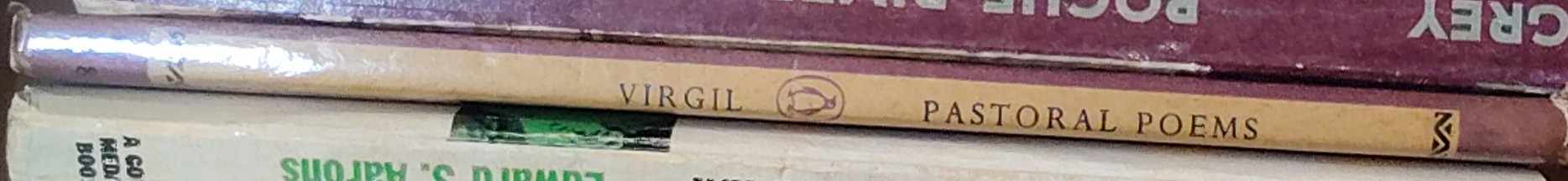 Virgil   THE PASTORAL POEMS spine of book image