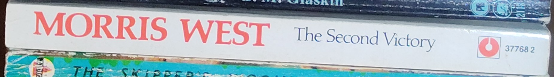 Morris West  THE SECOND VICTORY spine of book image