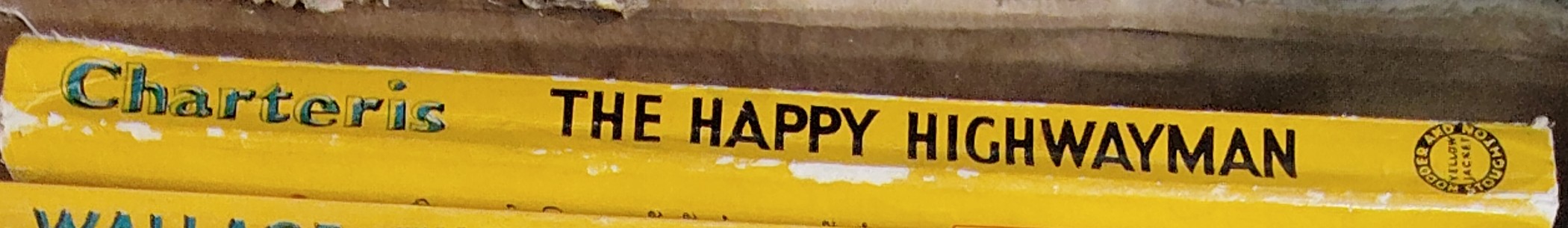 Leslie Charteris  THE HAPPY HIGHWAYMAN spine of book image