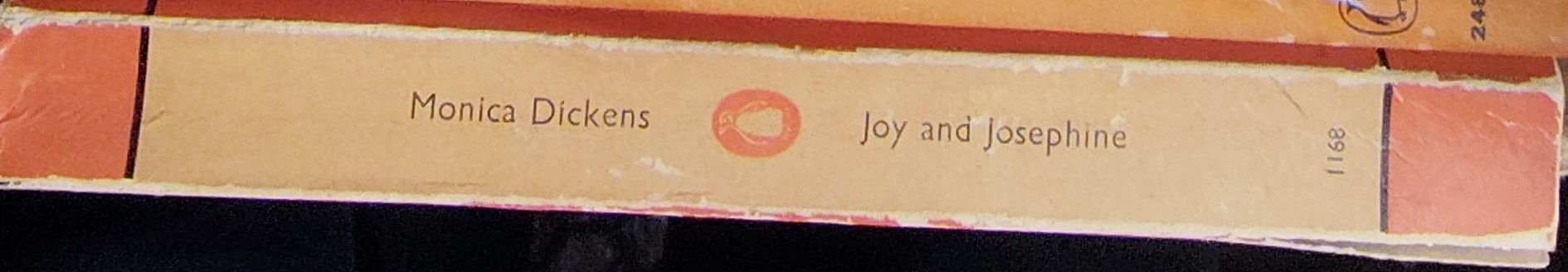 Monica Dickens  JOY AND JOSEPHINE spine of book image