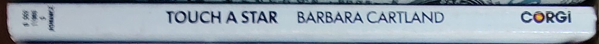 Barbara Cartland  TOUCH A STAR spine of book image