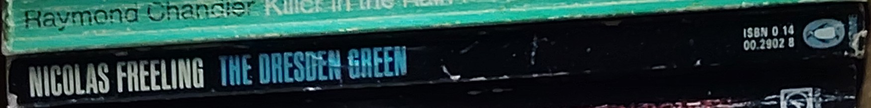 Nicolas Freeling  THE DRESDEN GREEN spine of book image