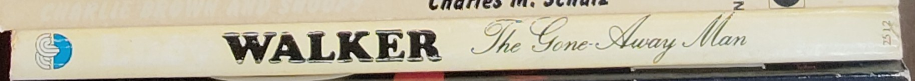 Lucy Walker  THE GONE-AWAY MAN spine of book image