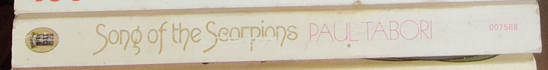 Paul Tabori  SONG OF THE SCORPIONS spine of book image