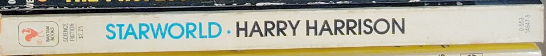 Harry Harrison  STARWORLD spine of book image