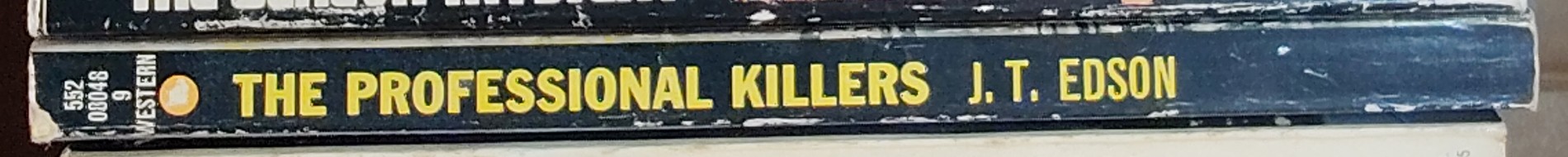J.T. Edson  THE PROFESSIONAL KILLERS spine of book image