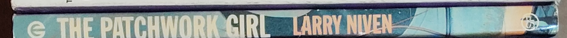 Larry Niven  THE PATCHWORK GIRL spine of book image