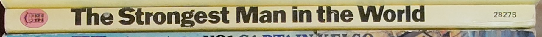 Ann Spanoghe (adapts) THE STRONGEST MAN IN THE WORLD (a Walt Disney production) spine of book image