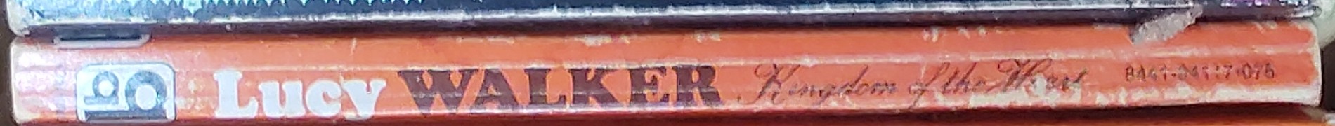 Lucy Walker  KINGDOM OF THE HEART spine of book image