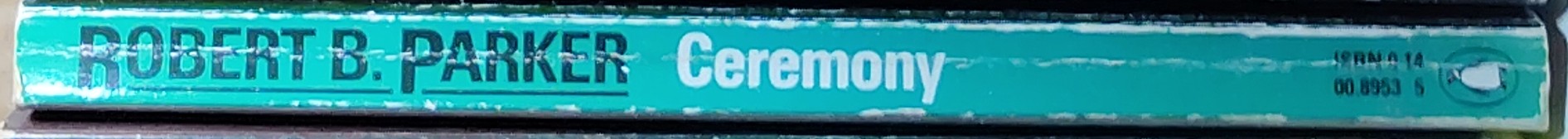 Robert B. Parker  CEREMONY spine of book image