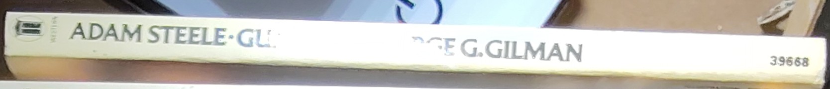 George G. Gilman  ADAM STEELE 5: GUN RUN spine of book image