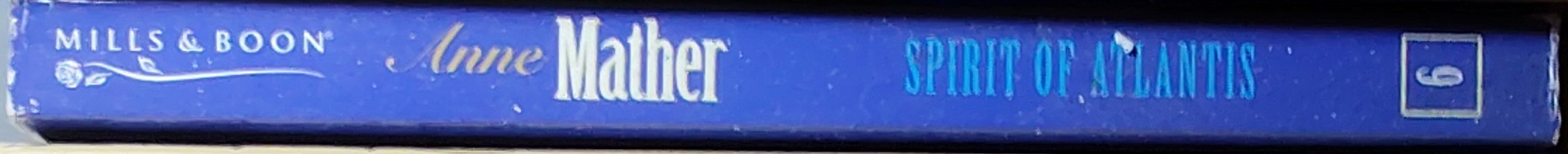 Anne Mather  SPIRIT OF ATLANTIS spine of book image