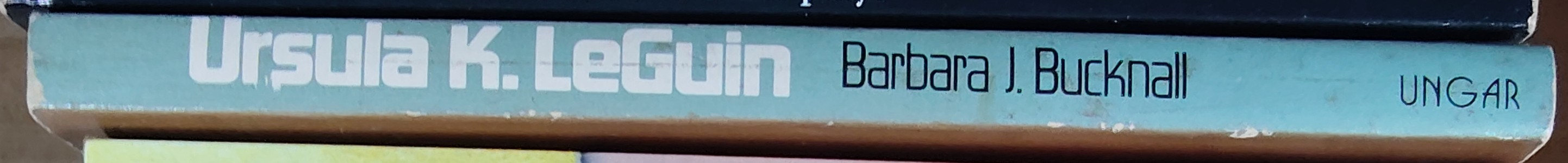   (Barbara_J.Bucknall) URSULA K.LE GUIN spine of book image