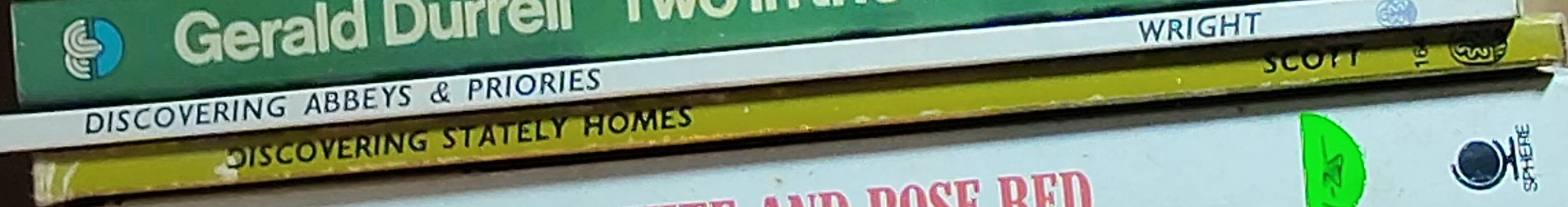 STATELY HOMES, Discovering  spine of book image