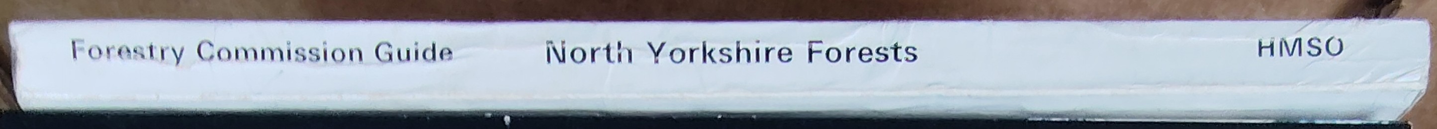 \ NORTH YORKSHIRE FORESTS  spine of book image