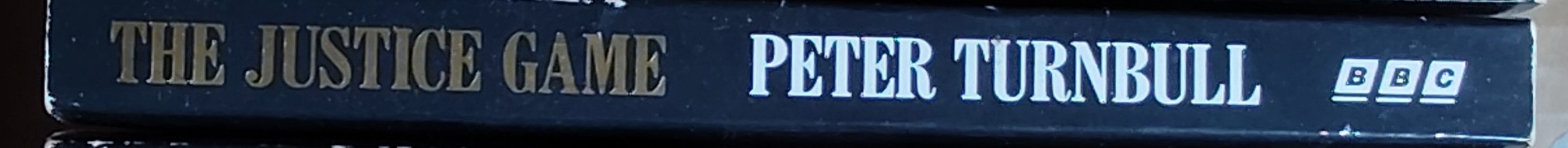 Peter Turnbull  THE JUSTICE GAME: The Lady from Rome (BBC-TV) spine of book image