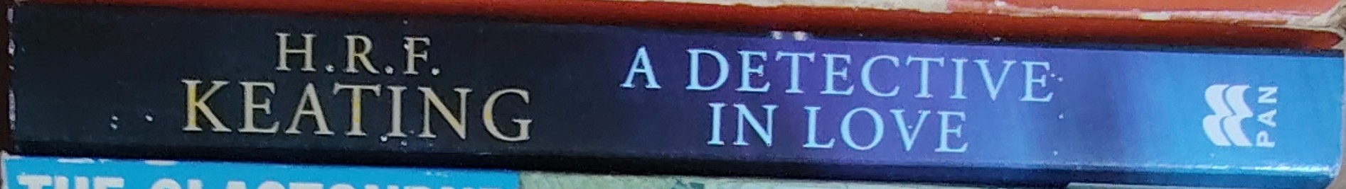H.R.F. Keating  A DETECTIVE IN LOVE spine of book image