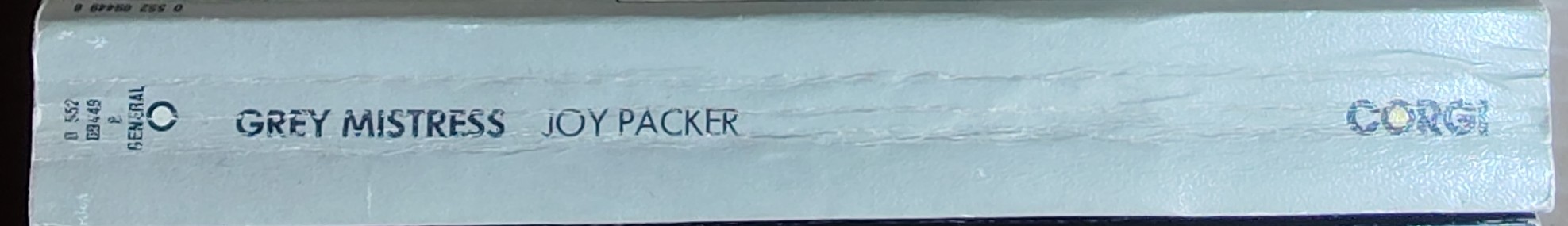 Joy Packer  GREY MISTRESS spine of book image